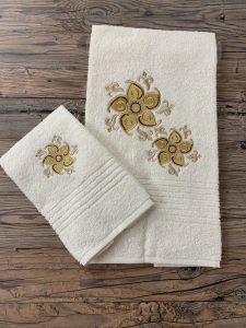 Blumen Handtuch